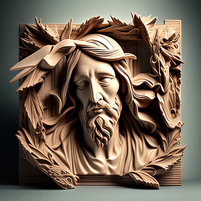 3D model st jesus (STL)